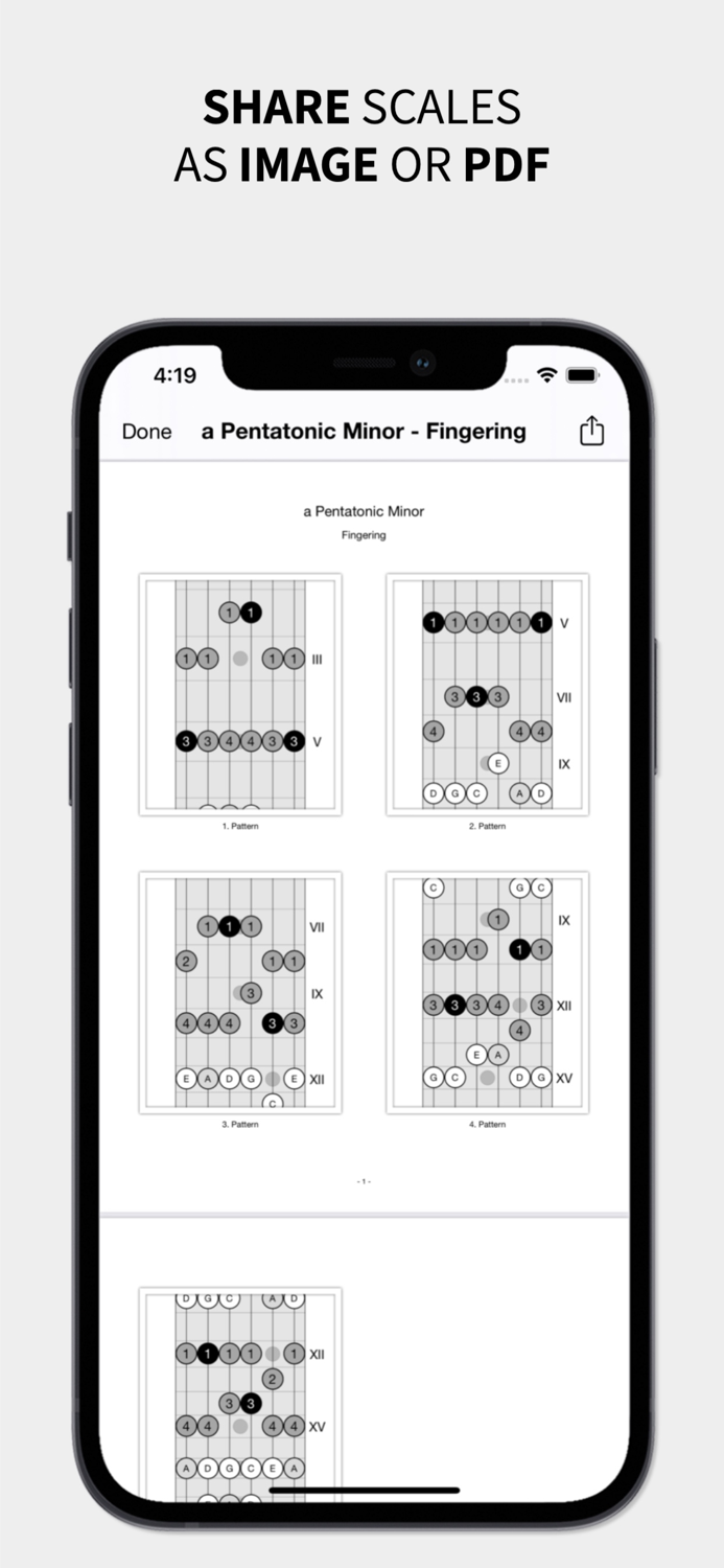 Star Scales Lite For Guitar
