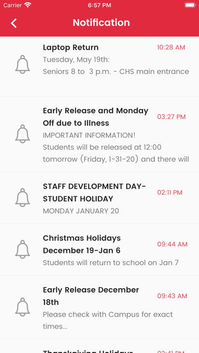 Colorado ISD Screenshot