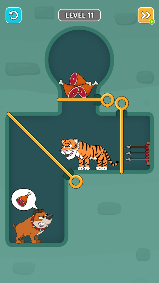 #4. Feed The Animals-Pull Pin Save (iOS) 由: Payal Lakhani