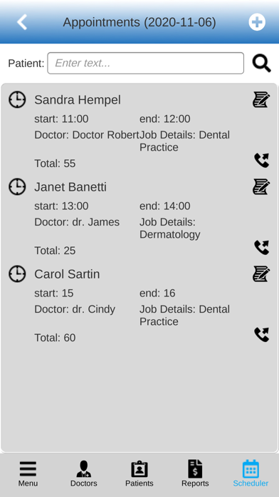 Medical Software Screenshot