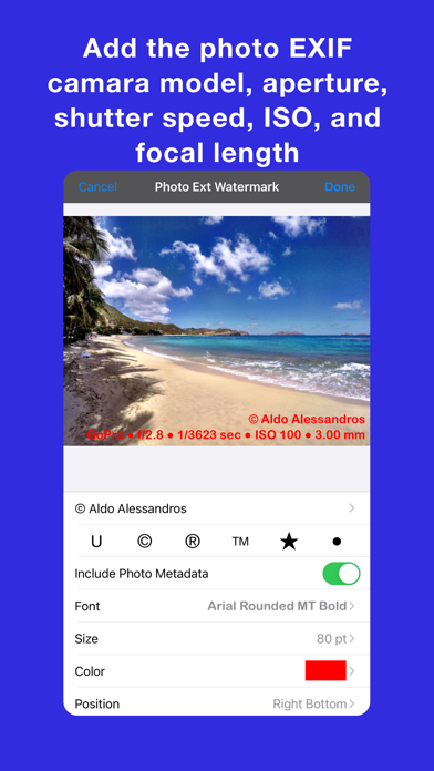 Photo Extension Watermark Screenshot