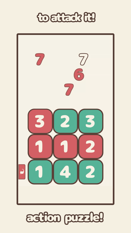 #2. PuzzleNumberDefense (iOS) 由: Junichi Mori