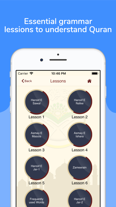 Learn Quran Vocabulary Gold iPhone screenshot 4 - Education app