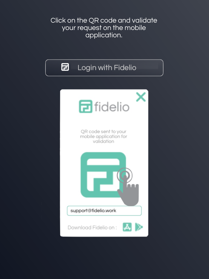 Fidelio Password-less Login