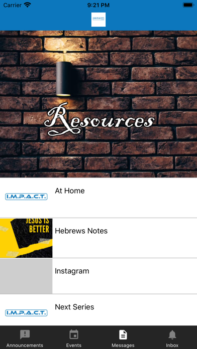 IMPACT Students Screenshot