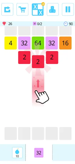 Game screenshot Shoot and Merge the numbers apk