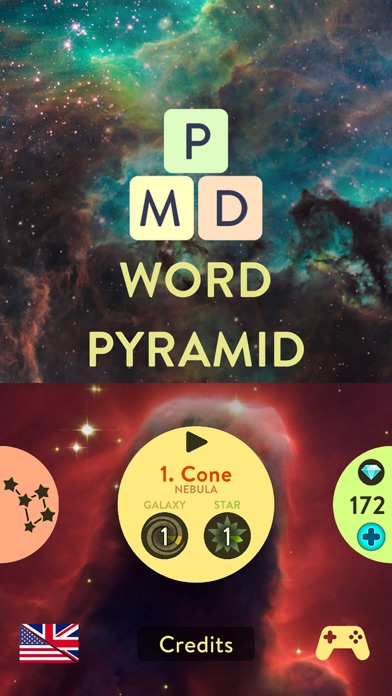 Word Pyramid Game Screenshot
