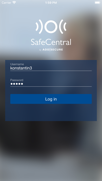 AddSecure SafeCentral Screenshot