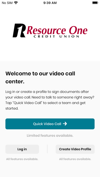 Resource One Video Banking Screenshot