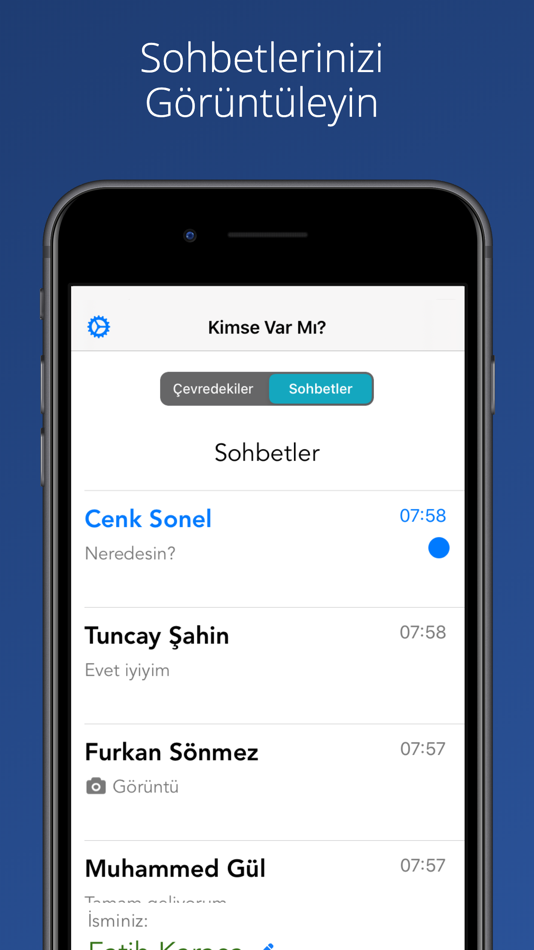 #3. Kimse Var Mı? (iOS) Podle: Muhammed Gul
