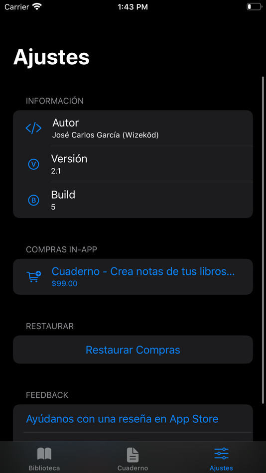 #10. Mis Libros (iOS) 由: Jose Carlos Garcia Cubillo