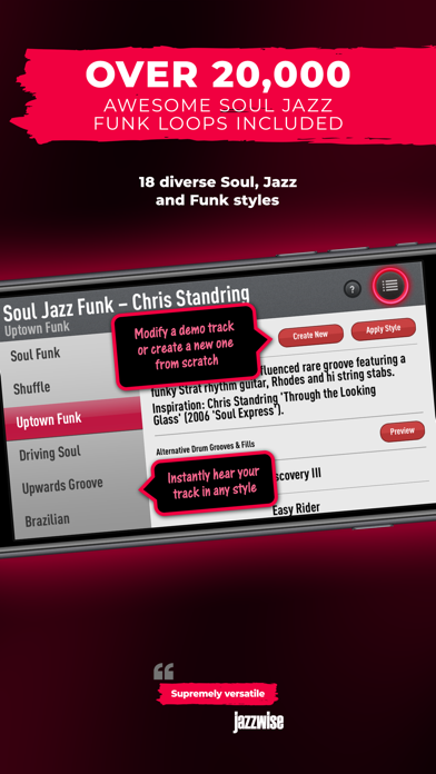 Screenshot #3 pour SessionBand Soul Jazz Funk 1