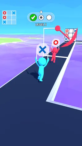 Game screenshot Tic-Tac-Toe Race: Stickman Run apk