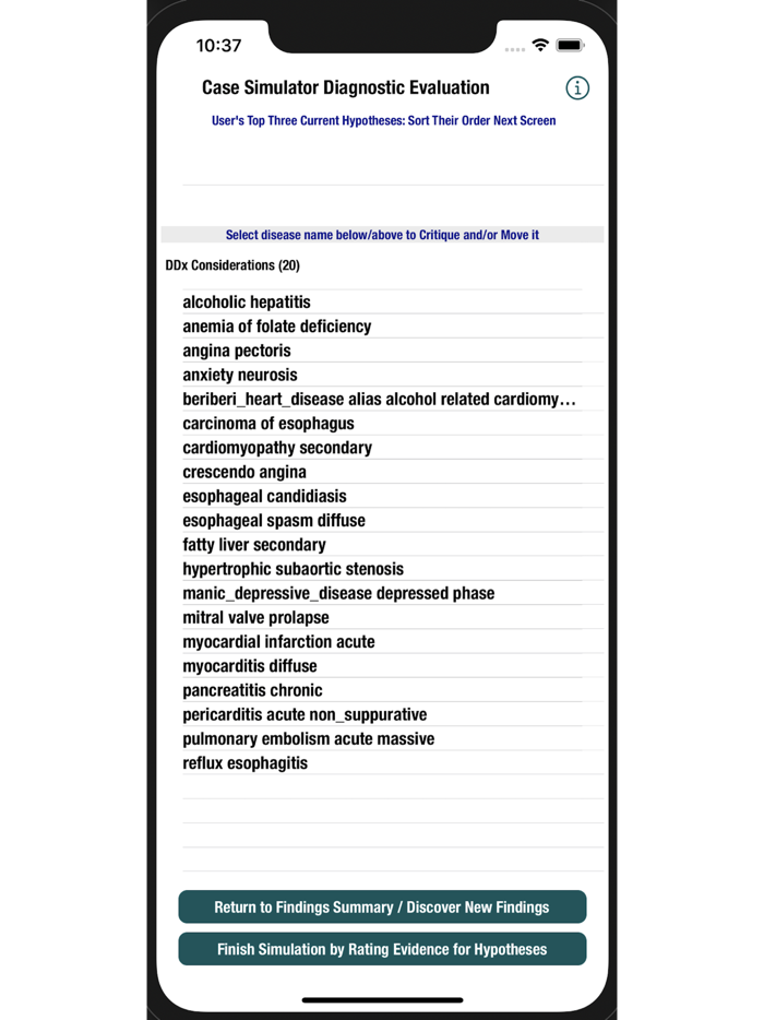 VanderbiltDDx - Case Simulator