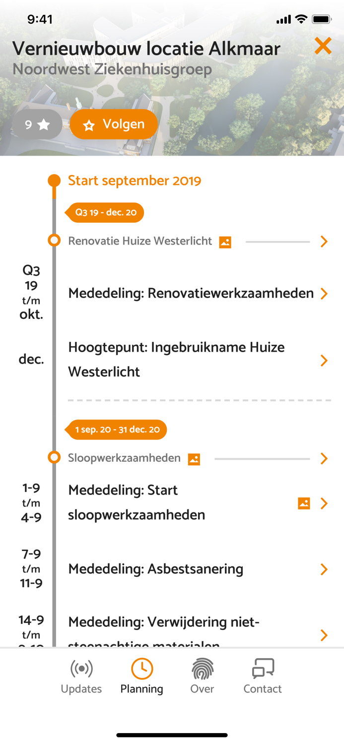 Noordwest Bouwt App