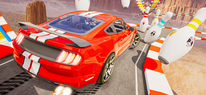 Racing Car Impossible Stunts