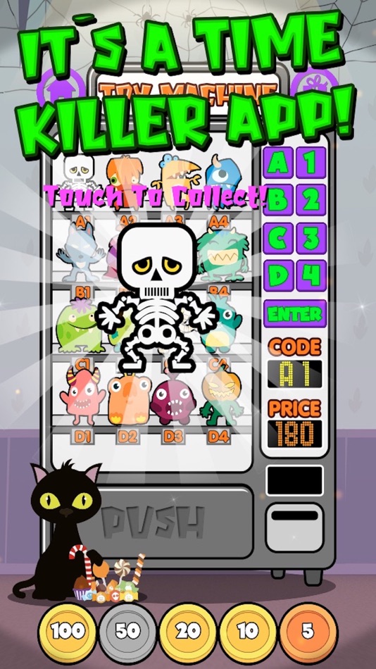#6. Spooky Vending Machine (iOS) 由: Giuseppe Calcagno
