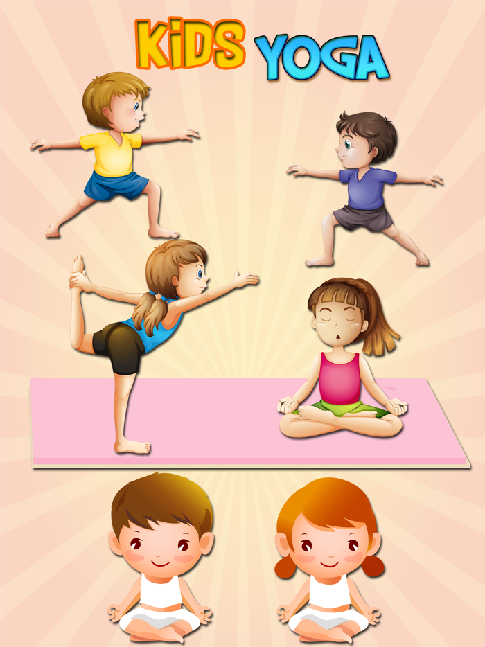 Kids Yoga Stickers and Emoji