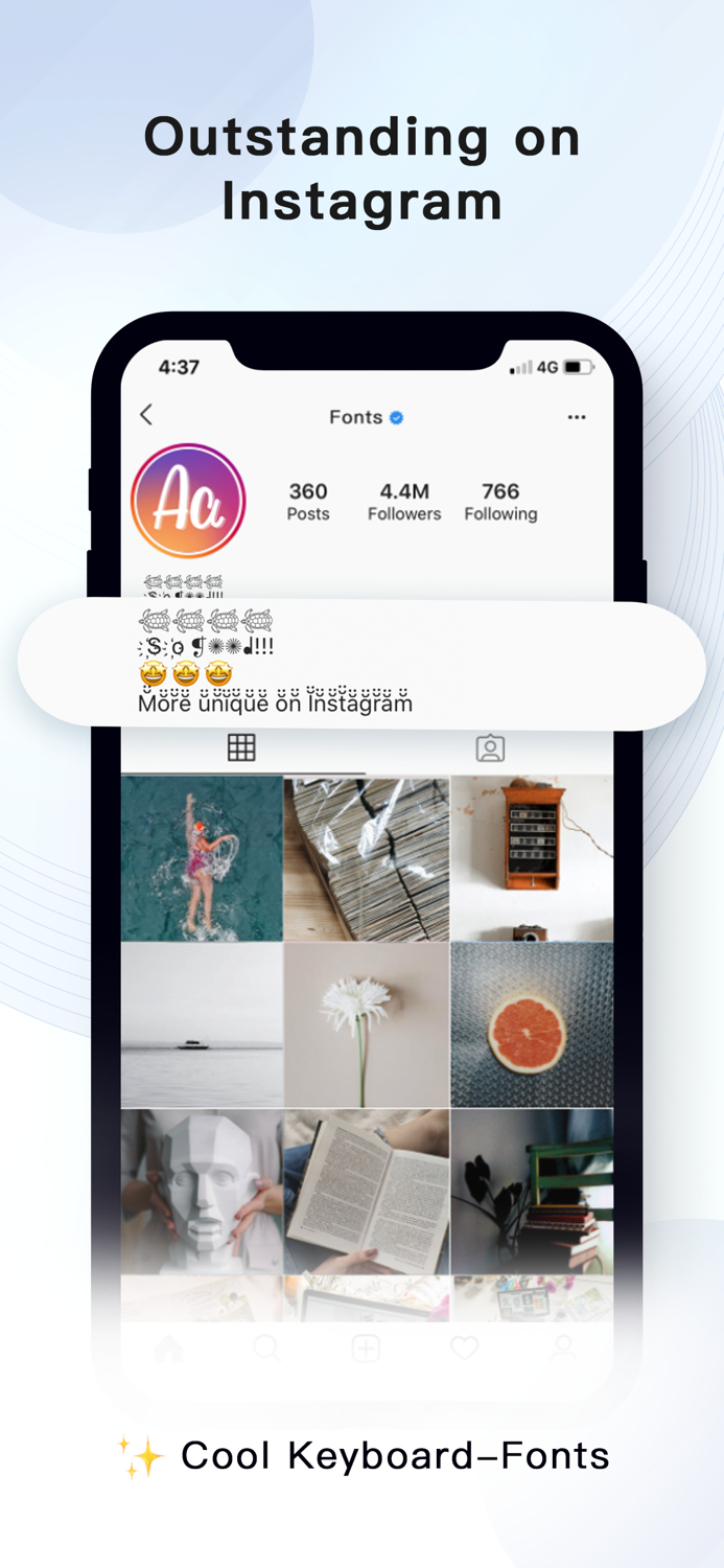 Fonts-Cool Keyboard for iPhone