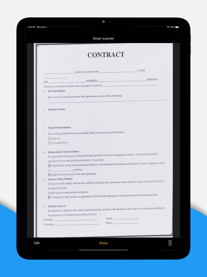 Scanner app  scan documents