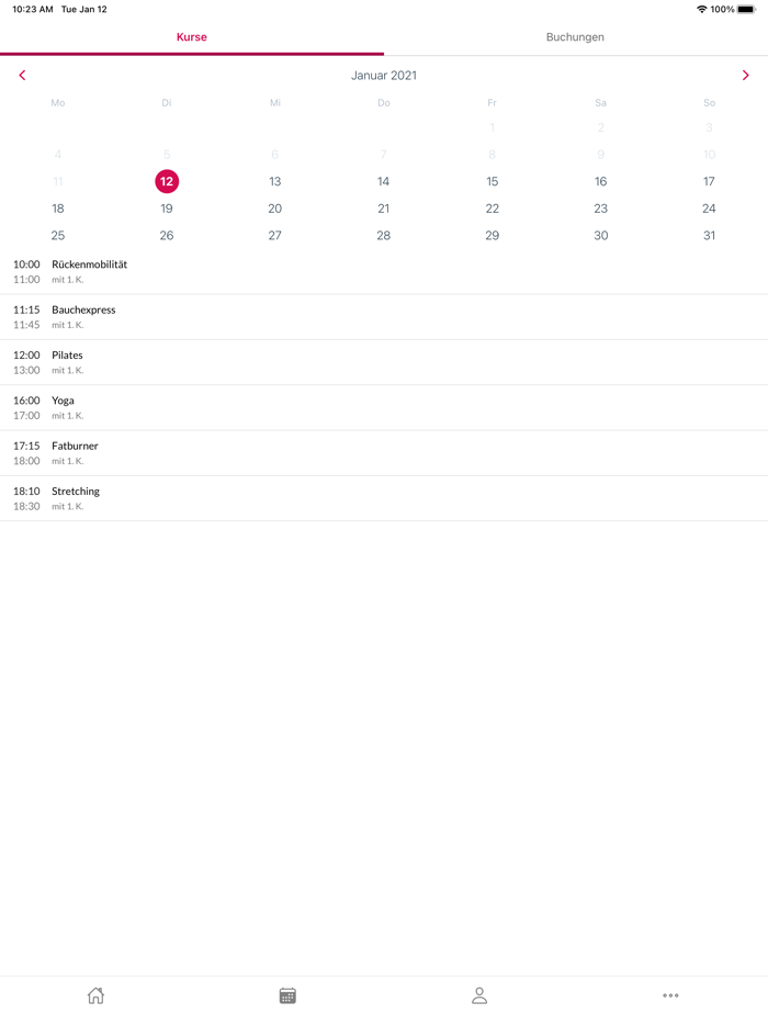 Clubapp AVIVA Frauen Fitness