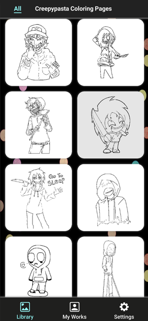 Coloring Creepypasta Fanart !