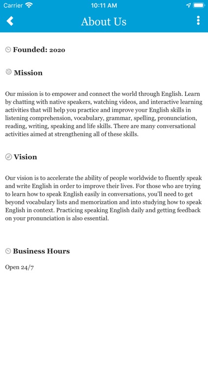 The English University
