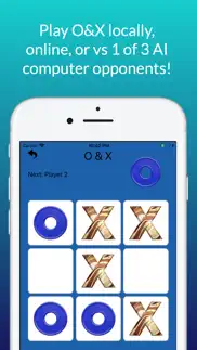 o & x: noughts and crosses iphone screenshot 1