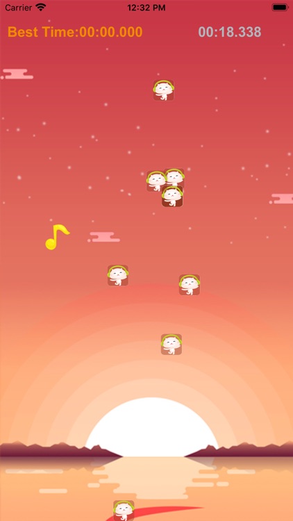 Kitten listening music