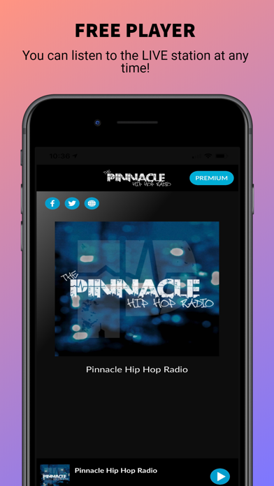 Pinnacle Hip Hop Radio Screenshot