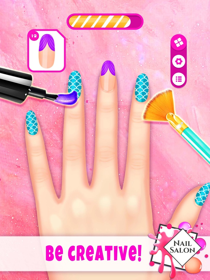 Super Nail Salon Girl Games