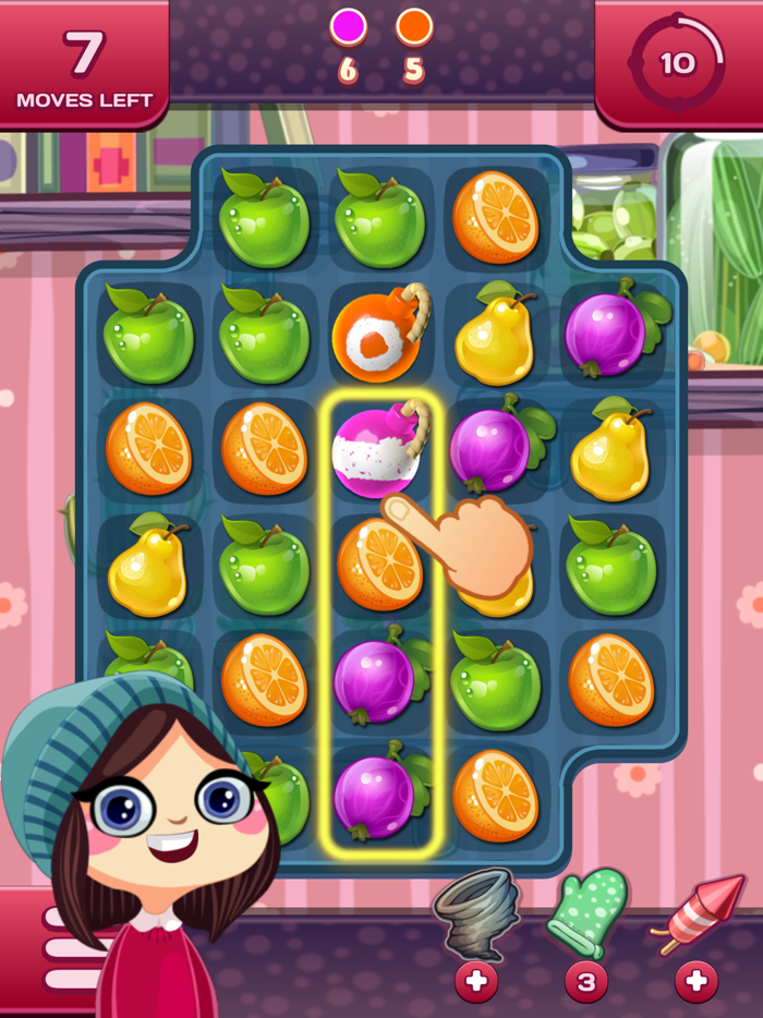 Agnes Fruits Match-3 Puzzle