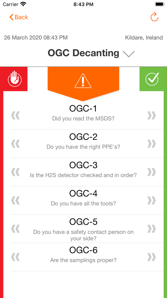 #1. OI Check Status (iOS) 由: SGS Group Management SA