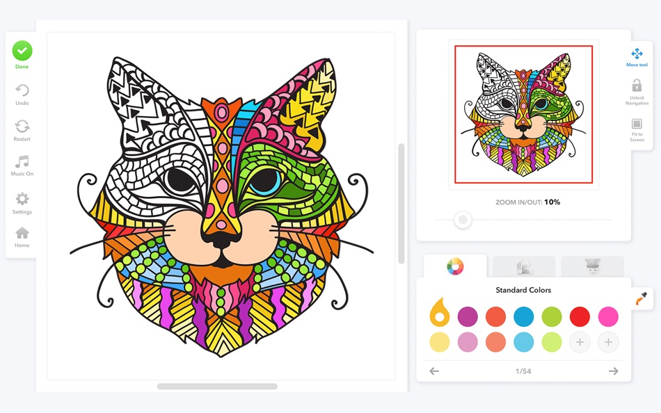 #4. Epic Coloring Book for Adults (macOS) De: Peaksel