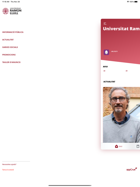 Screenshot #6 pour AppURL Universitat Ramon Llull