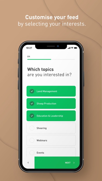 AWI Grower App Screenshot