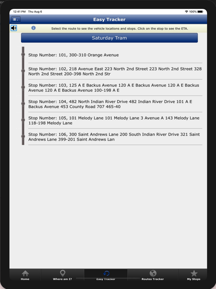 City of Fort Pierce Tram