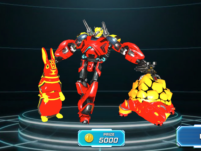 Flying Rabbit Robot Fight