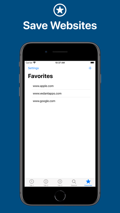 Screenshot 3 of 3tabs App