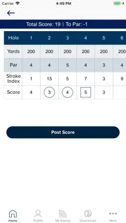 brs golf live scoring iphone screenshot 1