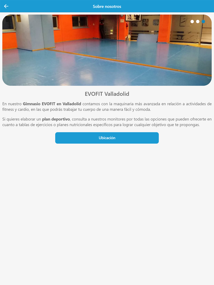 EVOFIT Gimnasios