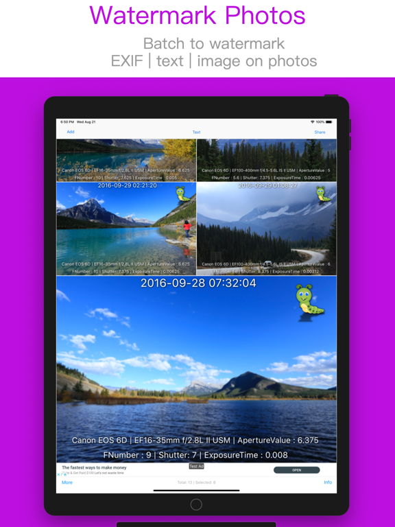 Screenshot #5 pour Image EXIF Viewer miniArtSoft
