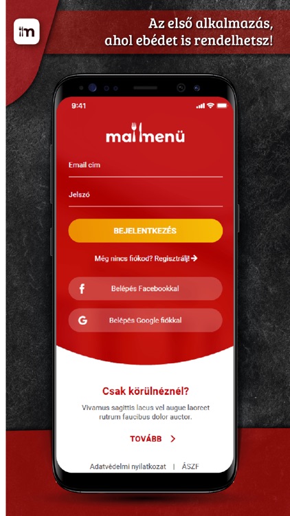 Mai Menü App