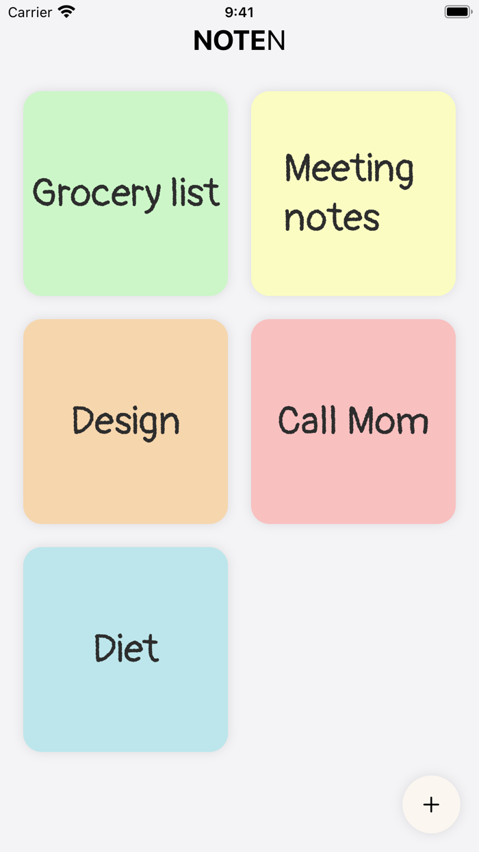 Noten - Quick Notes  Widgets