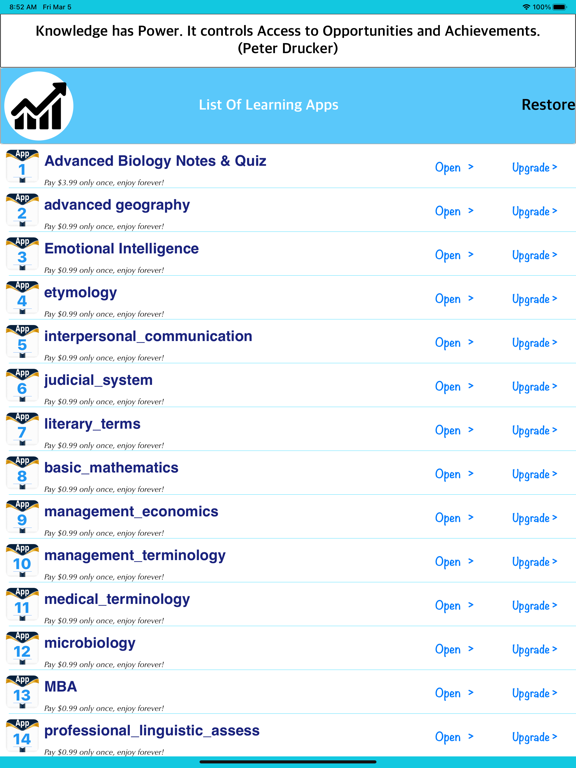 Screenshot #4 pour Maths, Science & Literature