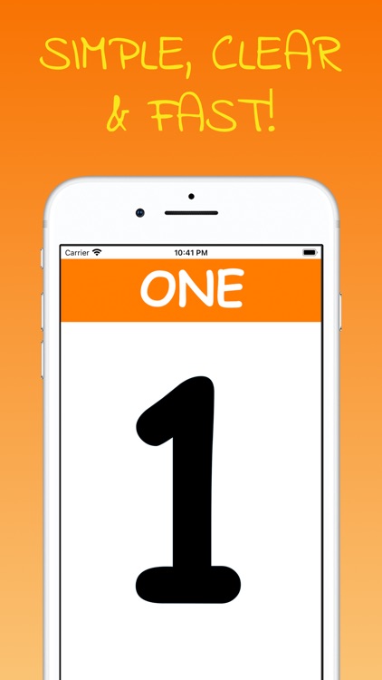 Numbers 1 to 10 Flashcards