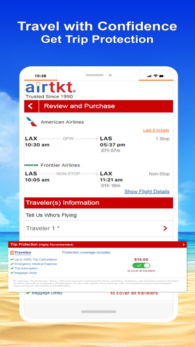 Airtkt Screenshot