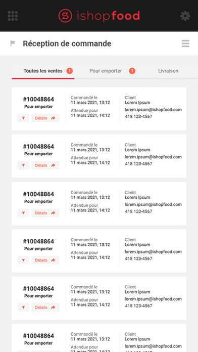 iShopFood Screenshot