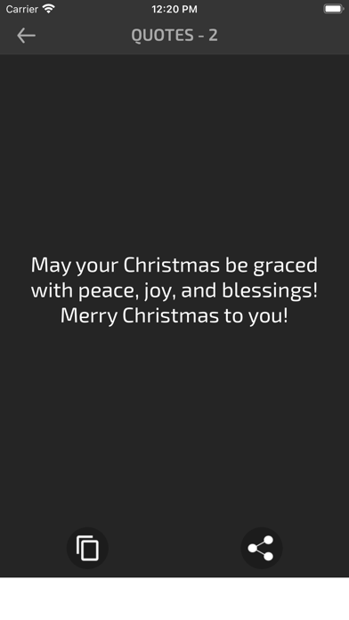 Christmas Wishes Card Greeting Screenshot