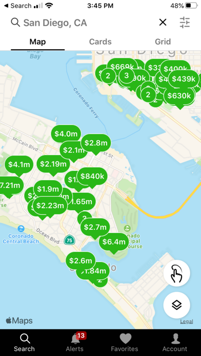 San Diego Realty Screenshot